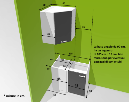 Angolo pensile H. 72