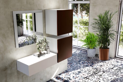 Ingresso Amalfi moca e beige sabbia