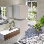Ingresso Amalfi beige sabbia e cocobolo