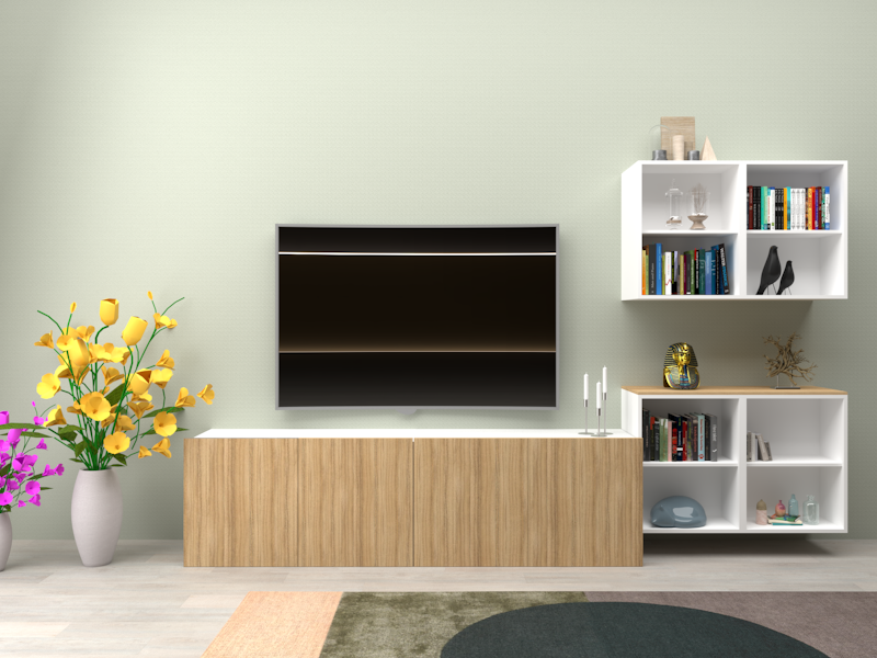 Parete attrezzata 09