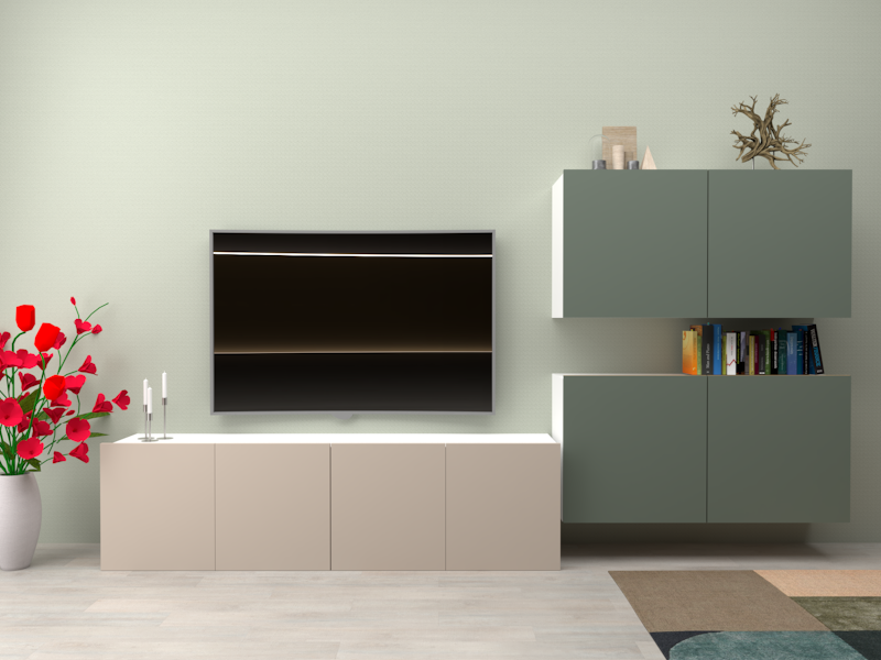 Parete attrezzata 05