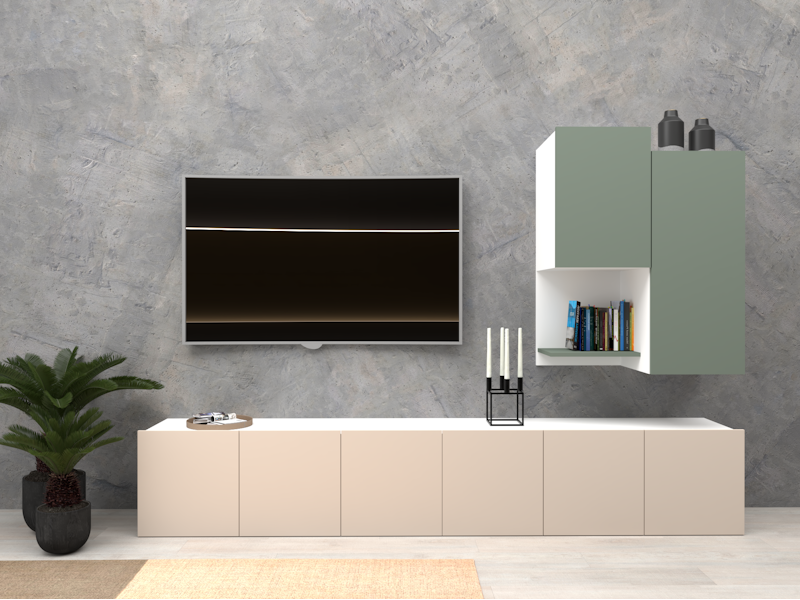 Parete attrezzata 06