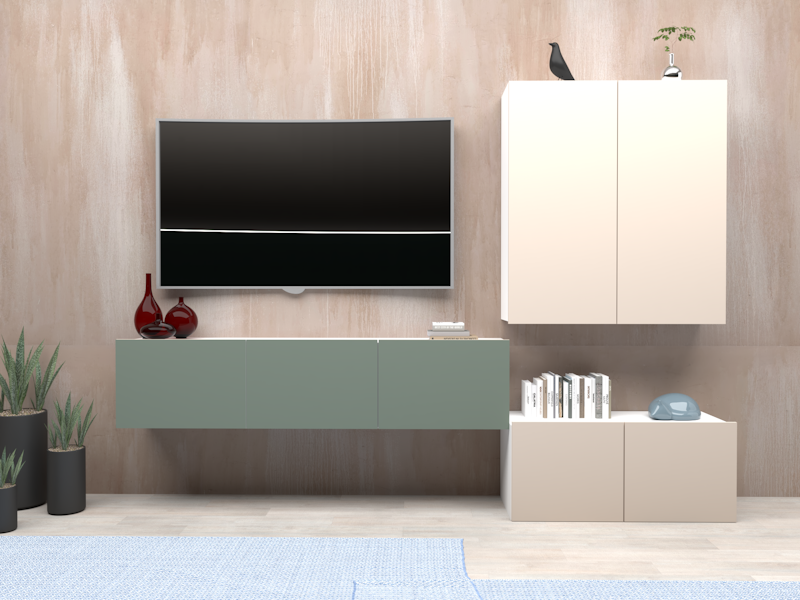 Parete attrezzata 08