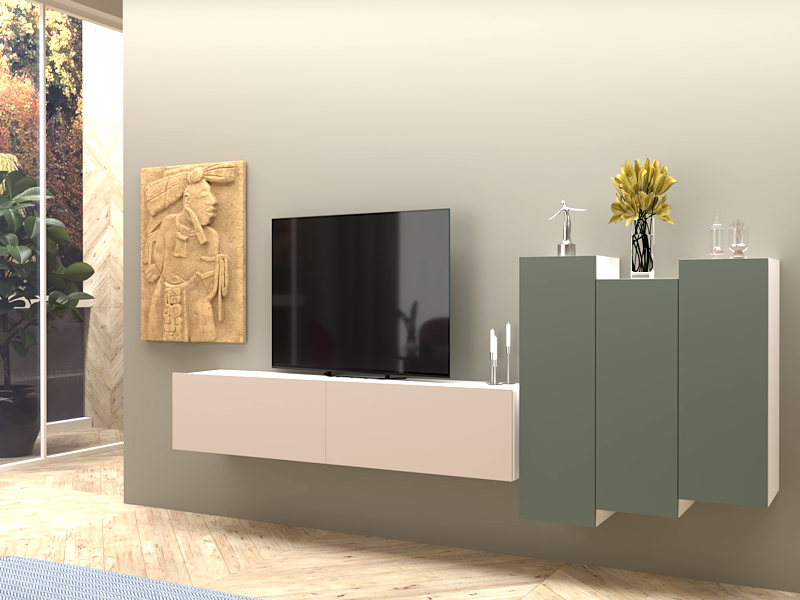 Parete attrezzata 01