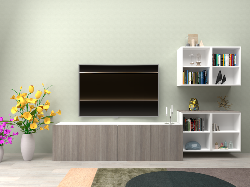 Parete attrezzata 09