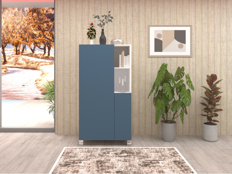 Madia Ginevra blu nebbia