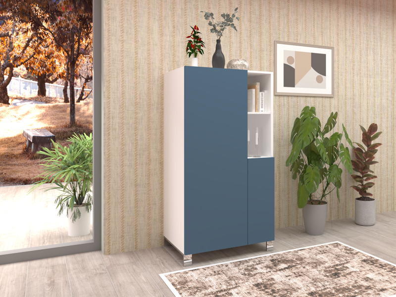 Madia Ginevra blu nebbia